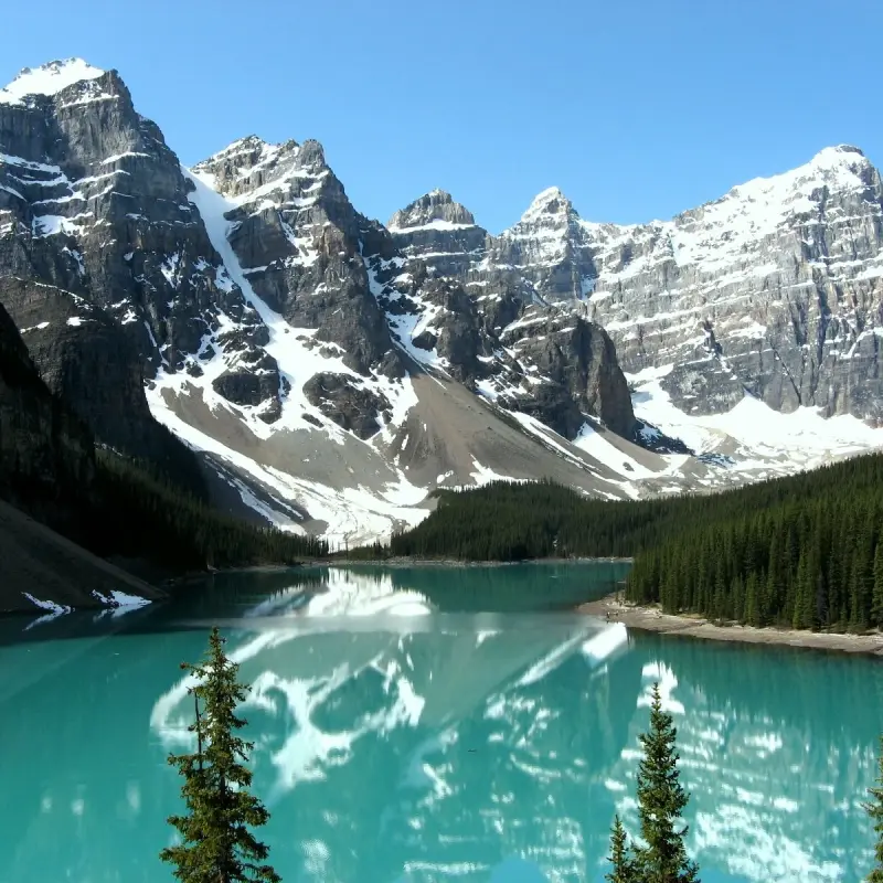 Canadian Rockies mountain lake